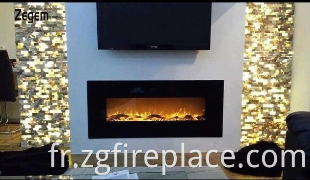 50 inch wall mounted electric fireplace